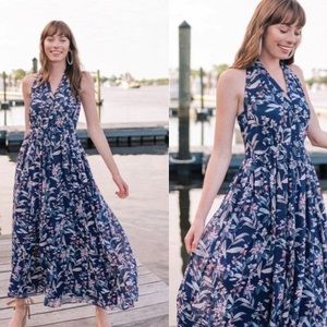 Anthro Gal Meets Glam Siena Floral Maxi Dress NWT